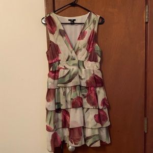 Tiered Chiffon Dress
